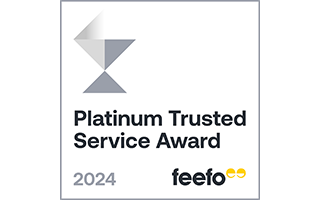 Five Star Feefo Platinum Service