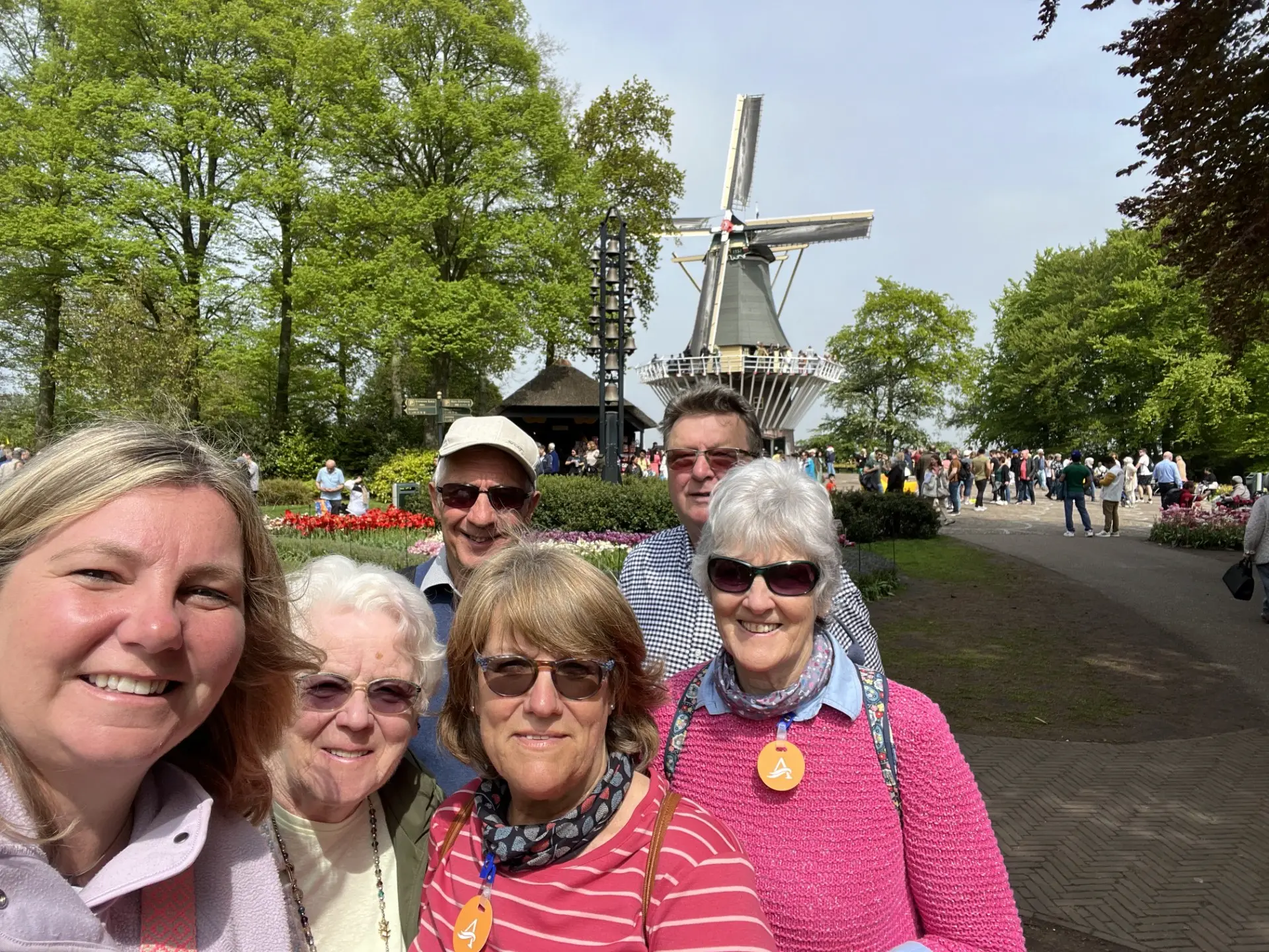Visiting Keukenhof Gardens from our river cruise