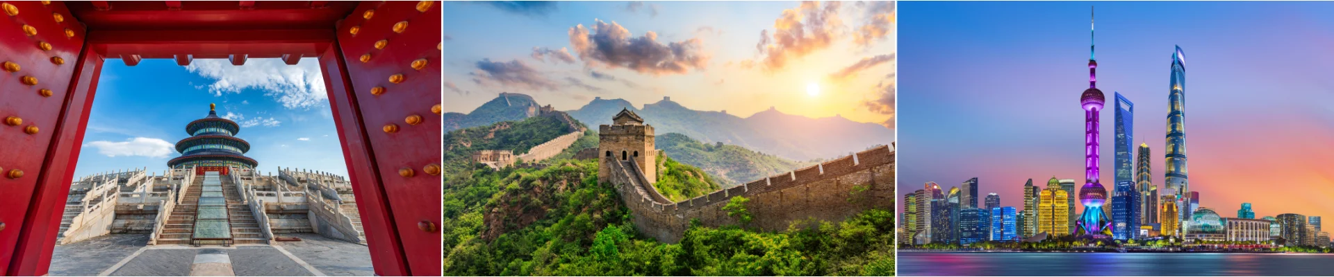 China holidays including tours, rail journeys and river cruises
